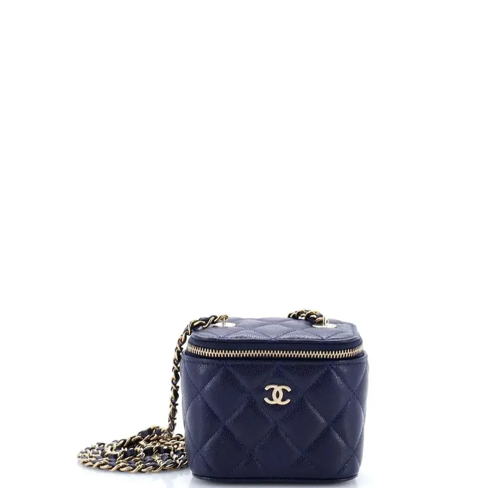 Chanel Classic Vanity Case With Chain #234039C32B